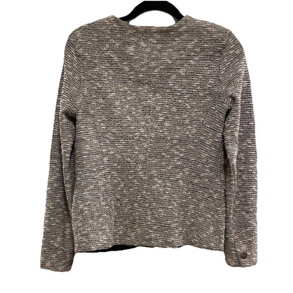 NIC+ZOE Beige/Silver/Gray  "The Ritz" Metallic Tweed Jacket Sz XS MSRP$188 - Picture 8 of 8